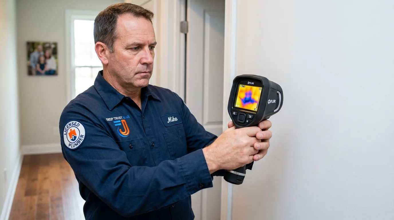 Thermal imaging leak detection by Johns Plumbing LLC in Honolulu